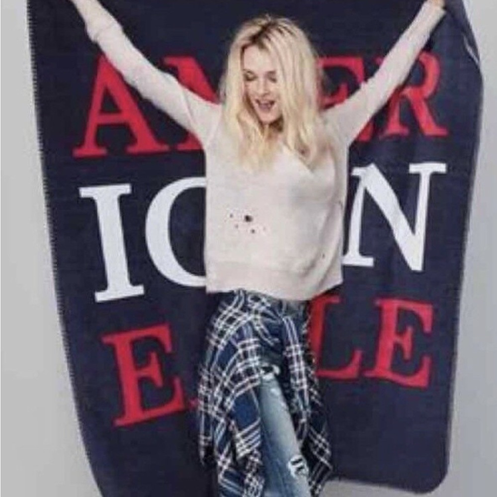 American Eagle Graphic Blanket